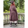 dress 55761 Alva Burgundy crepe Ewa i Walla - 12