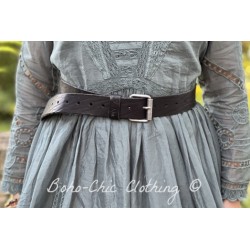 ceinture 99163/B cuir Noir