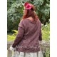 blouse 44872 Mabel Burgundy embroidered voile Ewa i Walla - 4