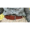 belt EBON 99162 Brown leather Ewa i Walla - 4