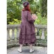 dress 55767 Petra Burgundy embroidered voile Ewa i Walla - 5