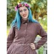 veste 66367 Flora velours côtelé Bordeaux Ewa i Walla - 4