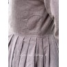 veste 66367 Flora velours côtelé Bordeaux Ewa i Walla - 19
