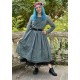 robe 55778 Polly organdie brodé Vert pin Ewa i Walla - 1