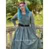 robe 55778 Polly organdie brodé Vert pin Ewa i Walla - 3