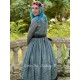 robe 55778 Polly organdie brodé Vert pin Ewa i Walla - 7
