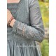 robe 55778 Polly organdie brodé Vert pin Ewa i Walla - 16