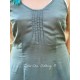 dress 55757 Undra Pine green natural viscose Ewa i Walla - 5