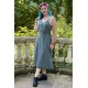 dress 55757 Undra Pine green natural viscose Ewa i Walla - 2