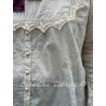blouse 44872 Mabel Ivory embroidered voile Ewa i Walla - 20