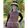 gilet 33342 Drea velours côtelé Bordeaux Ewa i Walla - 6