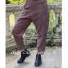 pantalon 11381 Colly velours côtelé Bordeaux Ewa i Walla - 2