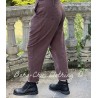 pantalon 11381 Colly velours côtelé Bordeaux Ewa i Walla - 3