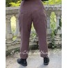 pants 11381 Colly Burgundy corduroy Ewa i Walla - 4