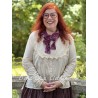 nœud papillon Tasmin in Garnet Magnolia Pearl - 11