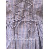 robe 55764 Ida coton Carreaux bleus et bordeaux Ewa i Walla - 17