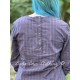 chemisier 44875 Ebba coton Carreaux bleus et bordeaux Ewa i Walla - 11