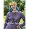 chemisier 44875 Ebba coton Carreaux bleus et bordeaux Ewa i Walla - 2