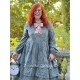 robe 55767 Petra voile de coton brodé Vert pin Ewa i Walla - 2