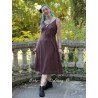 robe 55757 Undra viscose naturelle Bordeaux Ewa i Walla - 2