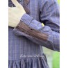 robe 55763 Hanna coton Carreaux bleus et bordeaux Ewa i Walla - 10