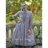 robe 55778 Polly organdie brodé Gris cendré Ewa i Walla - 1