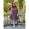 tunic 44883 Bellis Burgundy crepe Ewa i Walla - 12