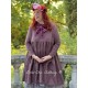 tunic 44883 Bellis Burgundy crepe Ewa i Walla - 11