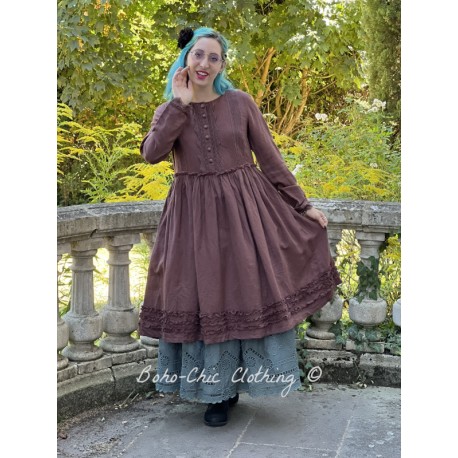 robe 55761 Alva crêpe Bordeaux Ewa i Walla - 1