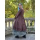 dress 55761 Alva Burgundy crepe Ewa i Walla - 5