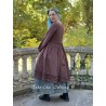 dress 55761 Alva Burgundy crepe Ewa i Walla - 5