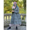 robe 55767 Petra voile de coton brodé Vert pin Ewa i Walla - 7