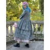 robe 55767 Petra voile de coton brodé Vert pin Ewa i Walla - 10