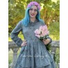 robe 55767 Petra voile de coton brodé Vert pin Ewa i Walla - 8
