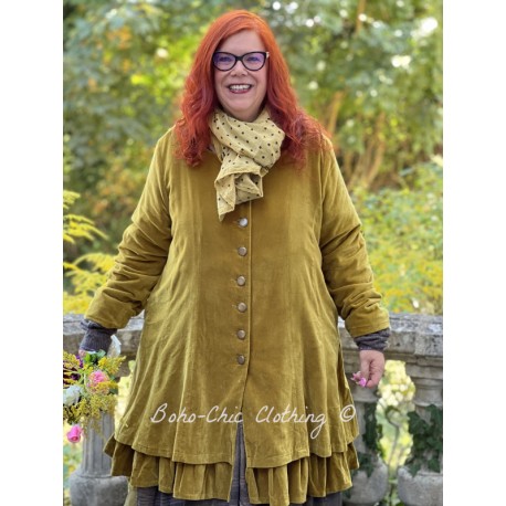 manteau LEANTINE velours Bronze Les Ours - 1