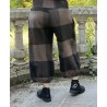 panty / pantalon MARINA drap de laine Chocolat à grands carreaux Les Ours - 4