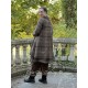 reversible coat ALANE Chocolate woolen cloth with large checks Les Ours - 8