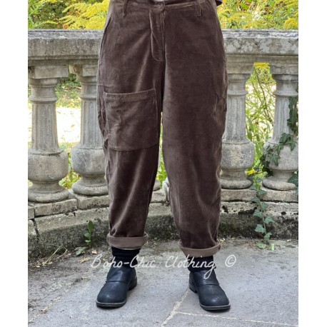 pantalon GASTON velours Chocolat Les Ours - 1