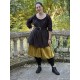 tunic MARGOT Black cotton with bronze polka dots Les Ours - 3