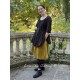 tunic MARGOT Black cotton with bronze polka dots Les Ours - 4