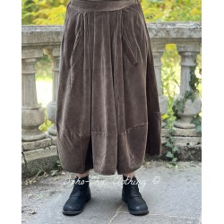 jupe GUSTINE velours Chocolat Les Ours - 1