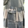 dress FLORETTE Chocolate woolen cloth with large checks Les Ours - 13