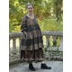 dress FLORETTE Chocolate woolen cloth with large checks Les Ours - 9
