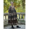 robe FLORETTE drap de laine Chocolat à grands carreaux Les Ours - 9