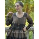 top ALYCIA Black cotton tulle with polka dots Les Ours - 8