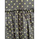 robe BRUNE popeline Noir à gros pois bronze Les Ours - 5