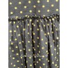 robe BRUNE popeline Noir à gros pois bronze Les Ours - 5