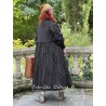 robe BRUNE popeline Noir à gros pois bronze Les Ours - 4