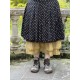 skirt MARICA Black poplin with large bronze dots Les Ours - 6