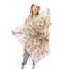 foulard Floral Print Bandana in Nectar Magnolia Pearl - 1